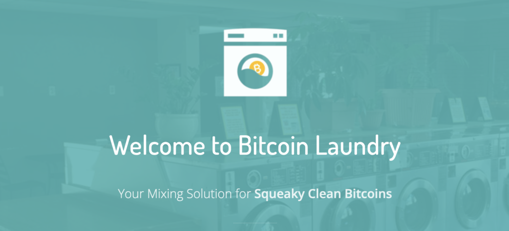 Logo Bitcoin Laundry